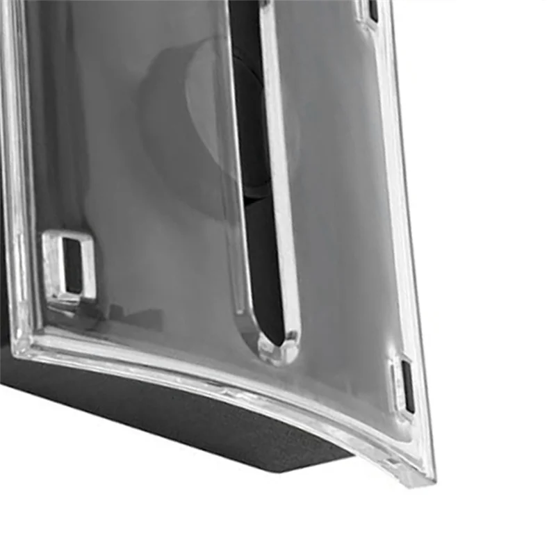 B50B--Dispensador de notas - Base negra Tapa transparente Soporte para notas adhesivas Para notas adhesivas de 3x3 pulgadas Accesorios para escuela, oficina, hogar