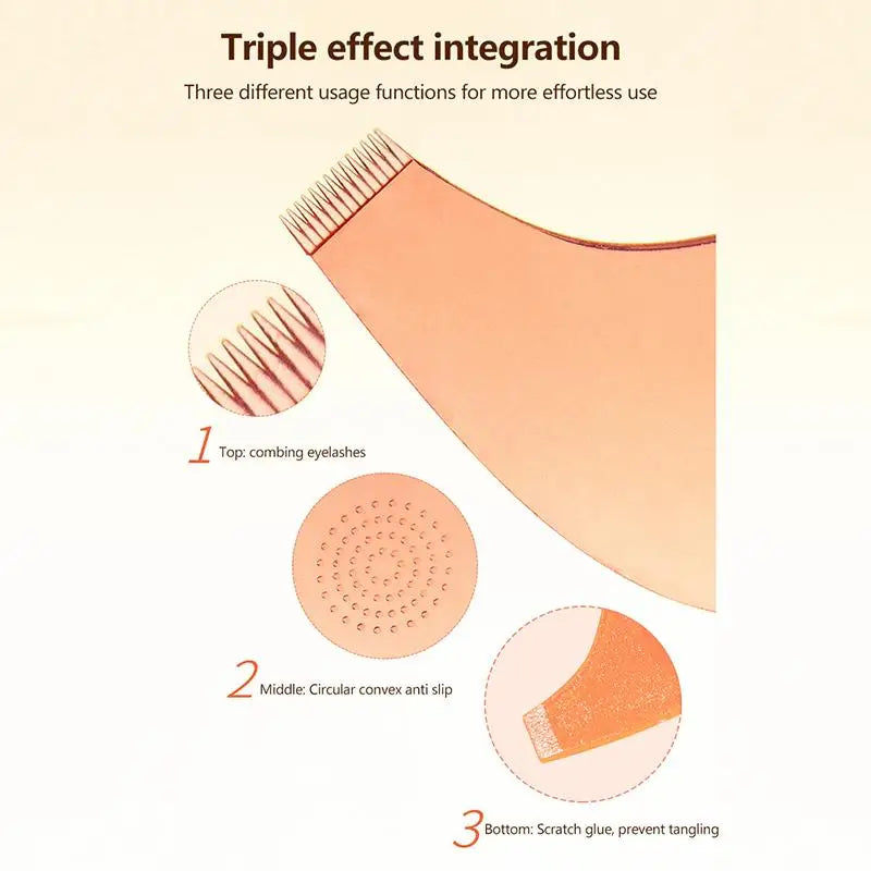 S Shape Eyelash Perm Brushes 5PCS Reuseable Eyelashe Eyebrow Lifting Curler Plastic Clean Comb Eye Lash Extension Perm Tools