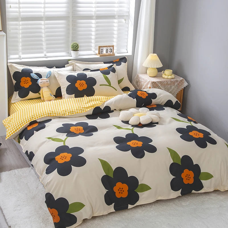 Funda nórdica de cuadros sencilla 220x240, funda de edredón nórdica para 2 personas, 1 funda de edredón para cama doble, queen y king size 135 150x200