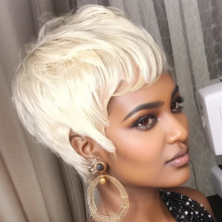 Blonde Pixie Wig