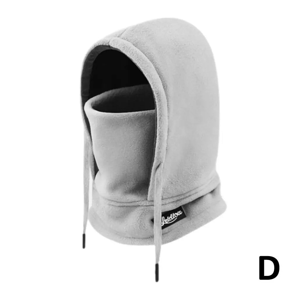 Nueva Máscara de Esquí Balaclava de Lana de Cara Completa para Invierno Gorro Cortavientos Cálido de Felpa para Cuello, Capucha Gruesa para Exteriores