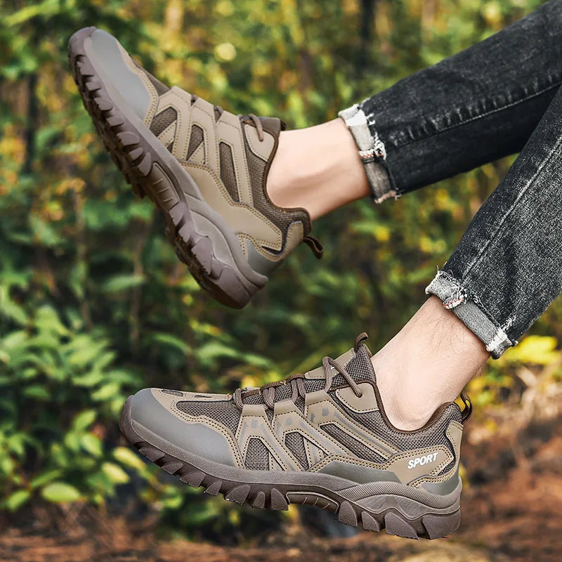 Zapatillas de Senderismo para Mujer y Hombre, Zapatos de Trekking al Aire Libre, Botas de Escalada, Acampada, Antideslizantes, Impermeables, para Caminar, Correr y Entrenar