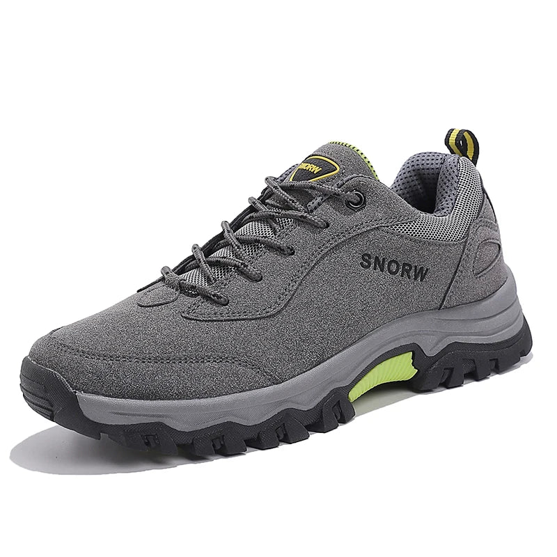 Zapatillas de senderismo para hombre, botas de montaña para exteriores, calzado de escalada antideslizante, zapatos de trekking, botas de goma tácticas de caza para caminar