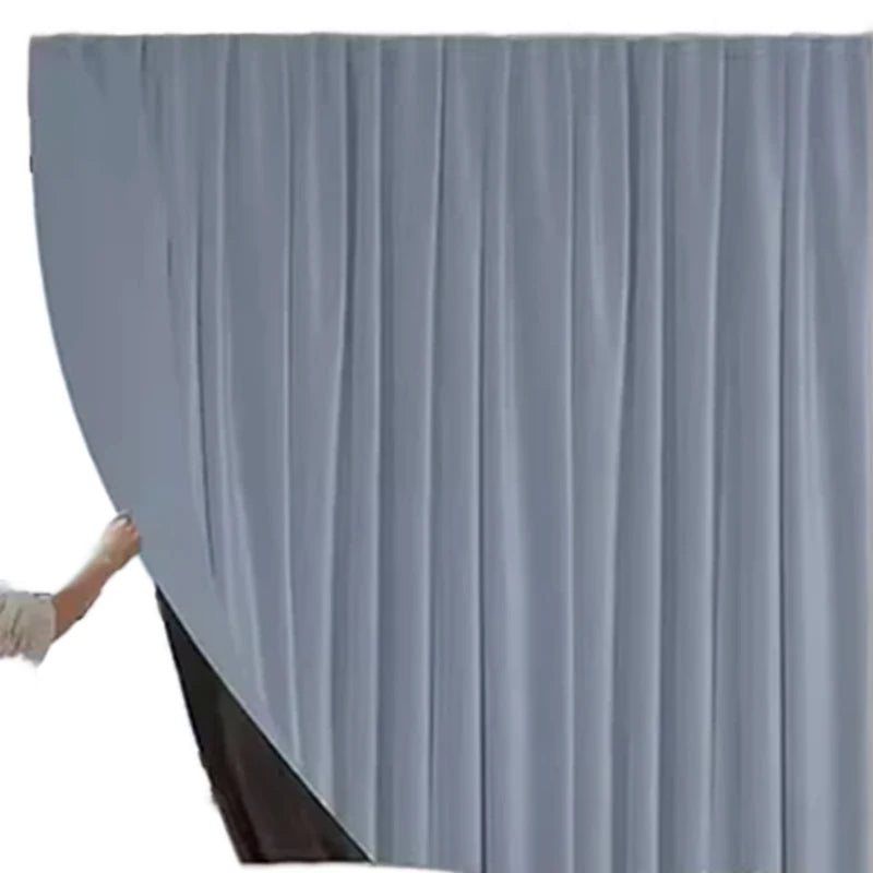 Cortinas opacas de alta opacidad para ventana de dormitorio con gancho, balcón, protección solar, partición para sala de estar, cortinas de privacidad