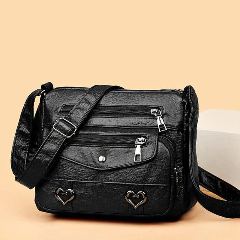 Bolso rectangular de estilo neutro para hombres y mujeres, con gran capacidad, casual y a la moda, bolso de un solo hombro para viajar a
