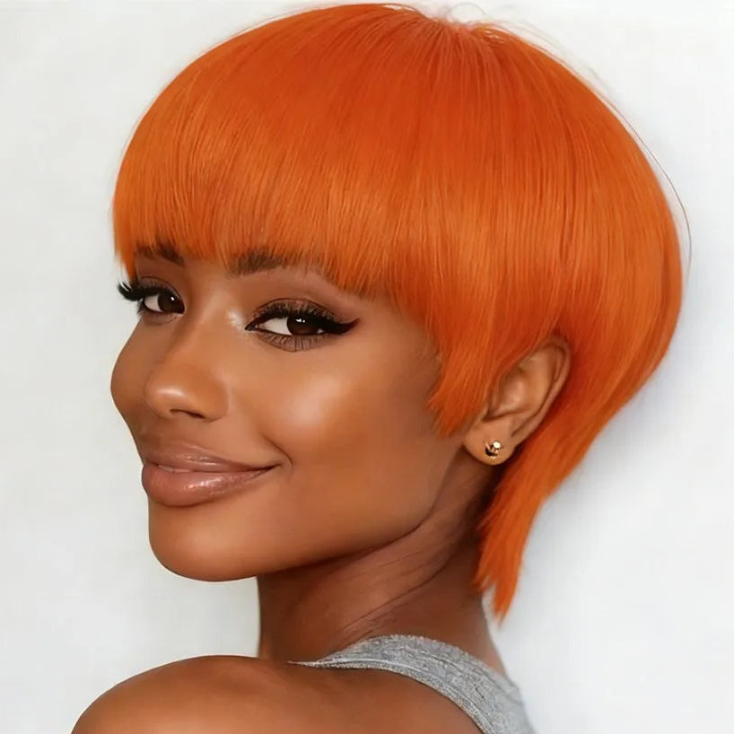 Highlighted Pixie Wig