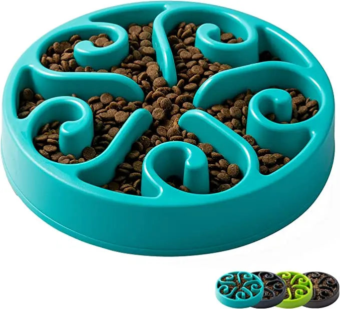 Comedero Lento para Perros, Divertido, Antideslizante, Anti-Glotón, Comederos Más Lentos, Cuenco Ecológico para Perros Grandes, Medianos, Pequeños y Cachorros