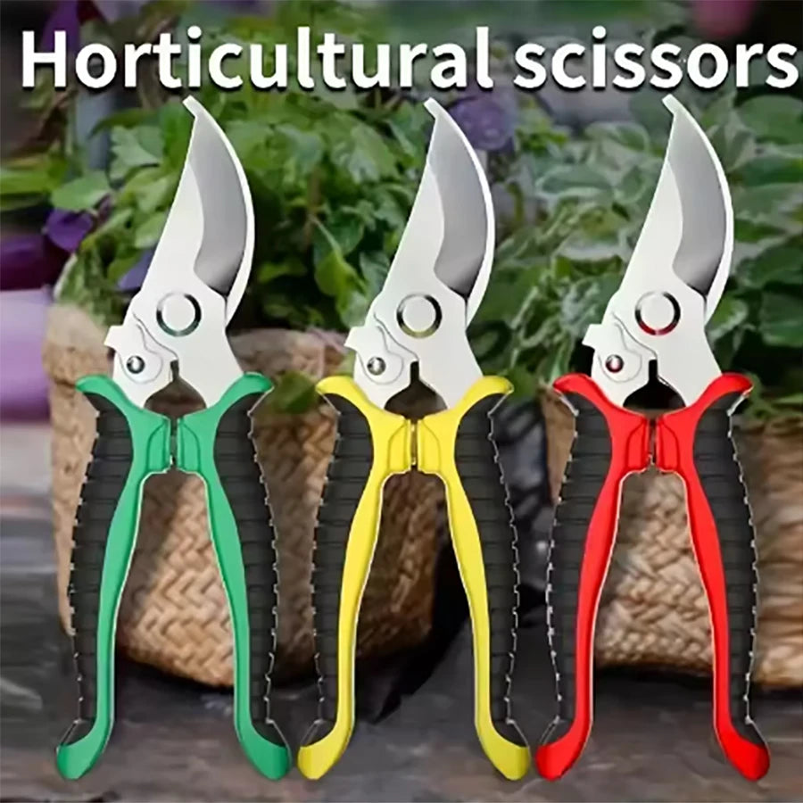 Gardening pruning shears - Professional sharp over-the-bridge pruning shears - Tree pruning tools - Manual pruning shears - Gard
