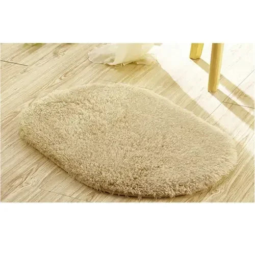 Alfombrillas de baño antideslizantes de cachemir de 30 x 50 cm, alfombra de piso para inodoro, fuerte absorción de agua, alfombra suave para ducha, cocina, dormitorio, accesorios de baño