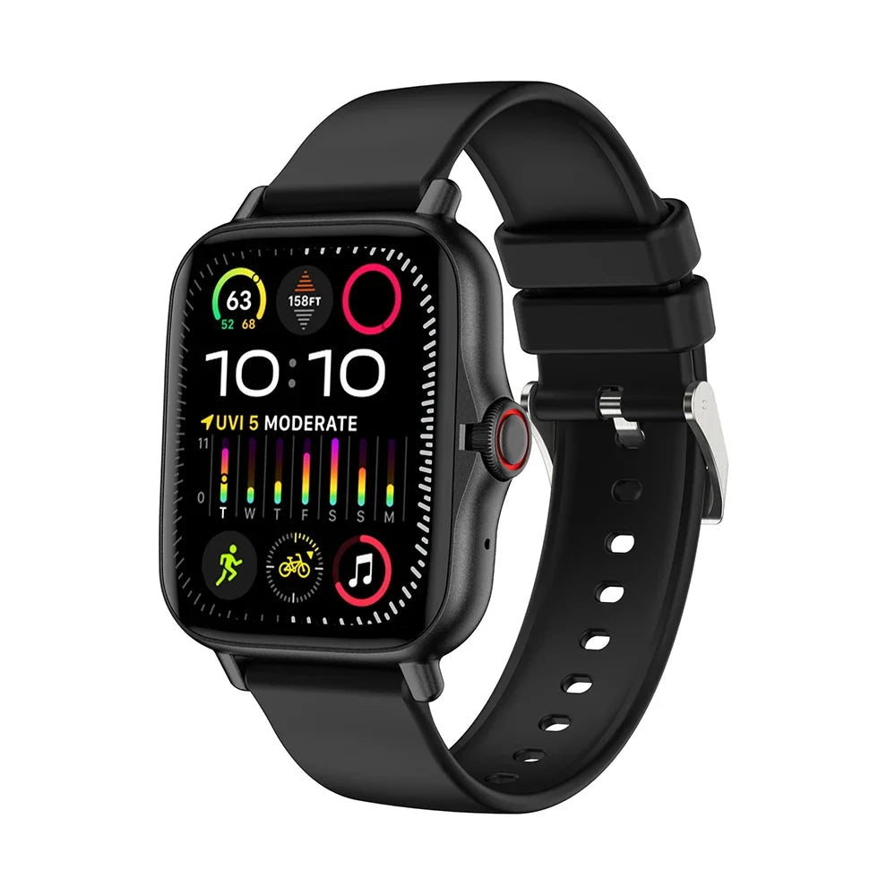 Reloj Inteligente para Teléfono Android Pantalla a Color de 1.44'' Pulgadas Llamadas Bluetooth Monitoreo de Oxígeno en Sangre/Presión Arterial Reloj Inteligente para Mujeres y Hombres