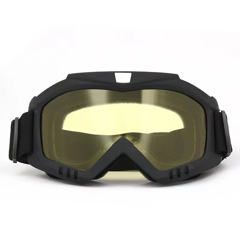 Gafas de sol UV400 para motocross, a prueba de viento, para ciclismo, esquí, con máscara bucal, máscara para casco de moto, máscara de esquí de invierno