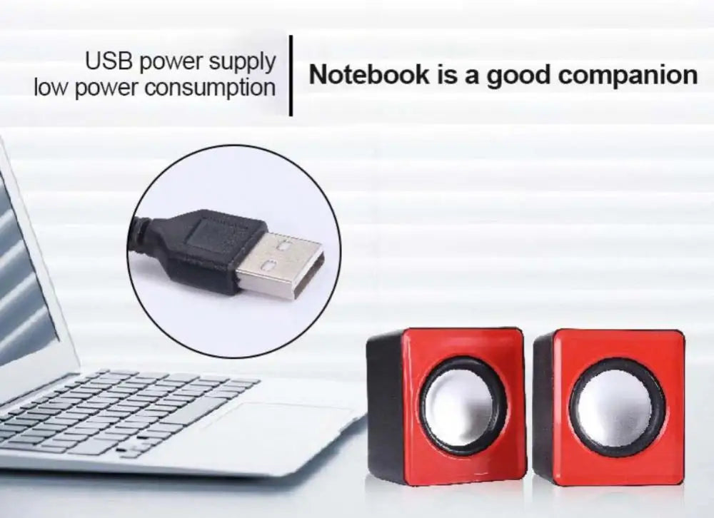 Altavoz de computadora para PC portátil de escritorio Caixa De Som Caja de sonido Sistema de audio de música Bocina Columna Acústica Columna Unidad amplificada