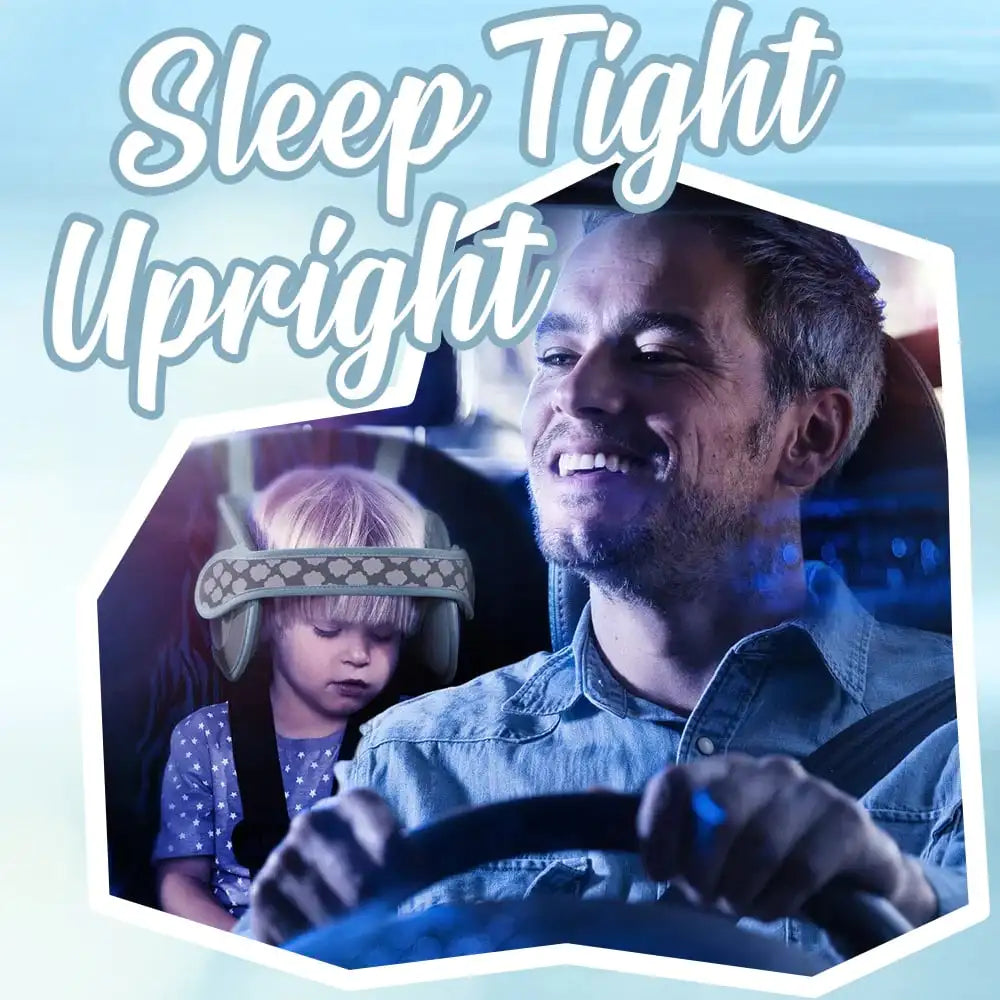 Soporte de cabeza para niños para reposacabezas de coche, posicionadores de sueño para cuello, almohada ajustable para asiento de coche para bebés y niños, almohadas suaves fijas para dormir