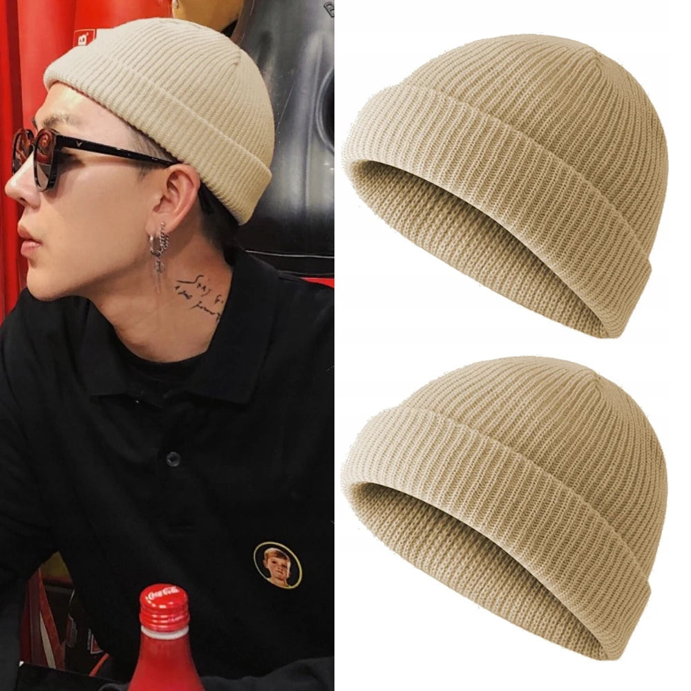 MEN'S WOMEN'S WINTER HAT INTERVIEWS WARM TWO-LANDY BEANIE FOR WINTER BEAT