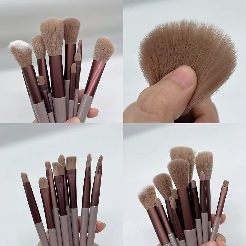 Makeup Brush Set (13/15 Pcs) – Soft & Complete Collection
