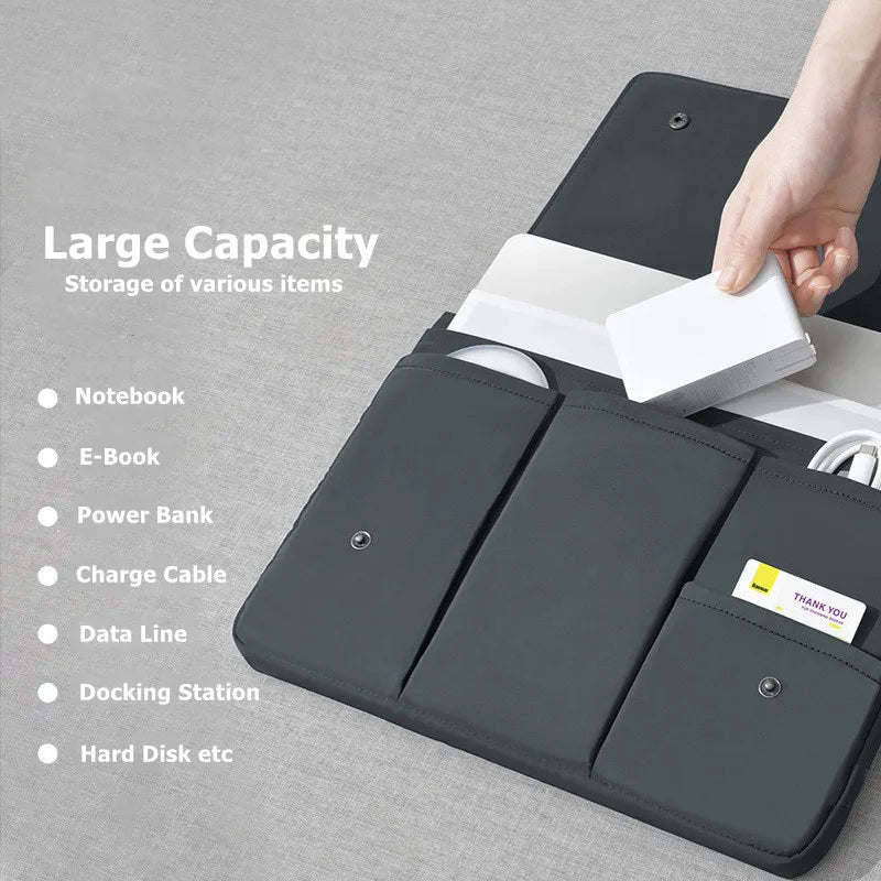 Laptopveske til Macbook Pro 13 14 15 16 tommers veske Bærbar nettbrettveske Notebook-deksel til Macbook Air ASUS Thinkpad Dell Mi