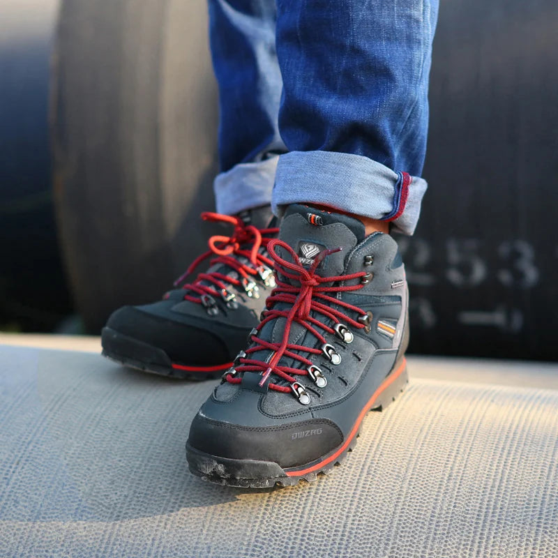 Zapatillas de senderismo para hombre, zapatillas de montañismo para exteriores, botas de nieve informales de moda de alta calidad para hombre
