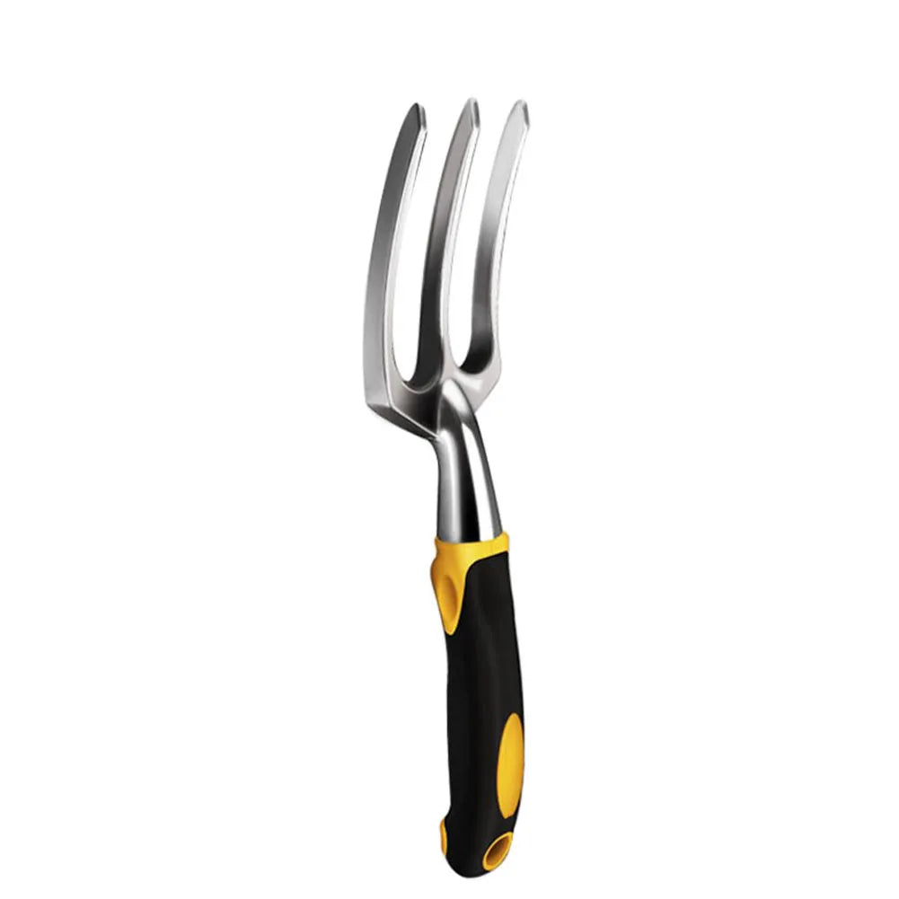 Herramientas de jardinería: paleta de mano, rastrillo, cultivador, desmalezador con mango ergonómico, herramientas de jardinería para césped, tierras de cultivo, trasplante, bonsái.