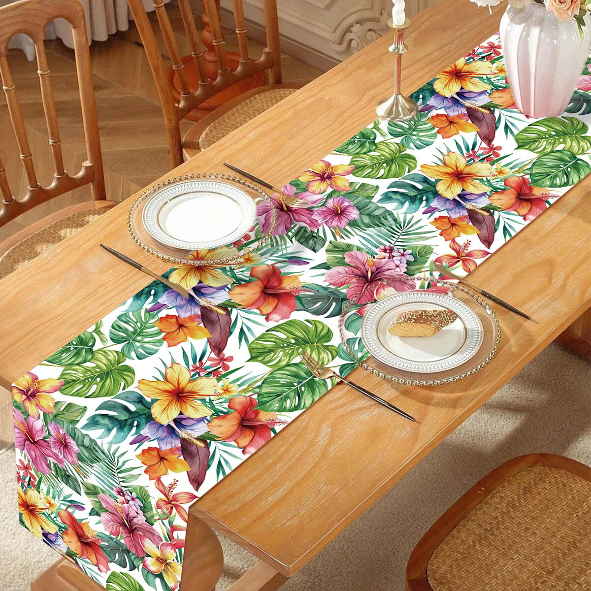 Chemin de table guirlande hawaïenne Hawaii Luau Tropical Party Decor Kids Favors Vaisselle ALOHA Summer Beach Birthday Party Supplies