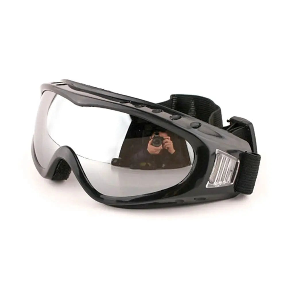 Gafas de esquí unisex para niños, invierno, a prueba de viento, a prueba de polvo, gafas para niños, marco de lente protectora para snowboard, moto, ciclismo