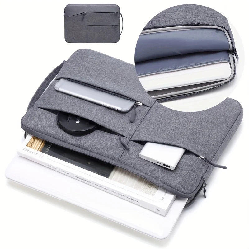 Laptopveske 14 15,6 tommers etui til Macbook M1 M2 Air 13 A2681 M3 Pro 14 16 2024 15,4 HP Dell Lenovo bærbar PC-veske