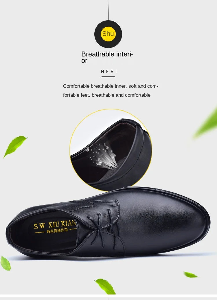 Zapatos de hombre Zapatos de vestir de cuero negro para hombre Oxfords Zapatos de hombre para bodas, fiestas, oficina y negocios