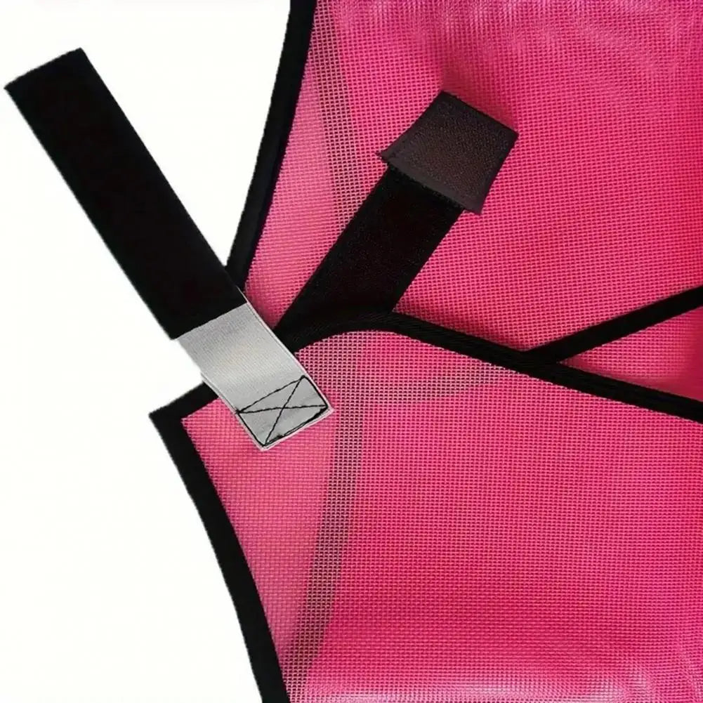 Demi-masque anti-mouches pour le visage, protection UV, réglable, en maille respirante, protège des insectes nuisibles de l'été