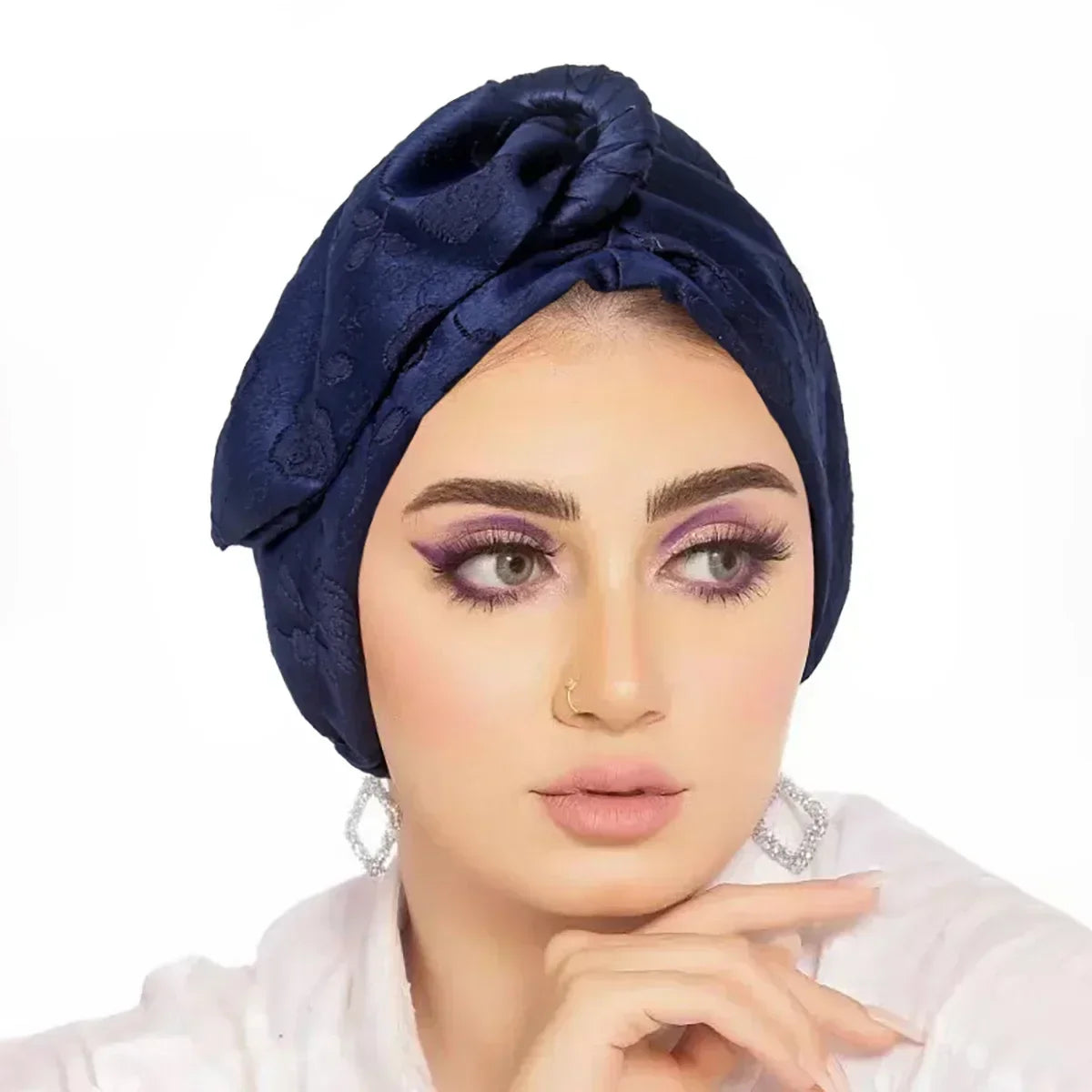 Women’s Sequin Knotted Turban – Elegant, Comfortable & Perfect for Any Occasion