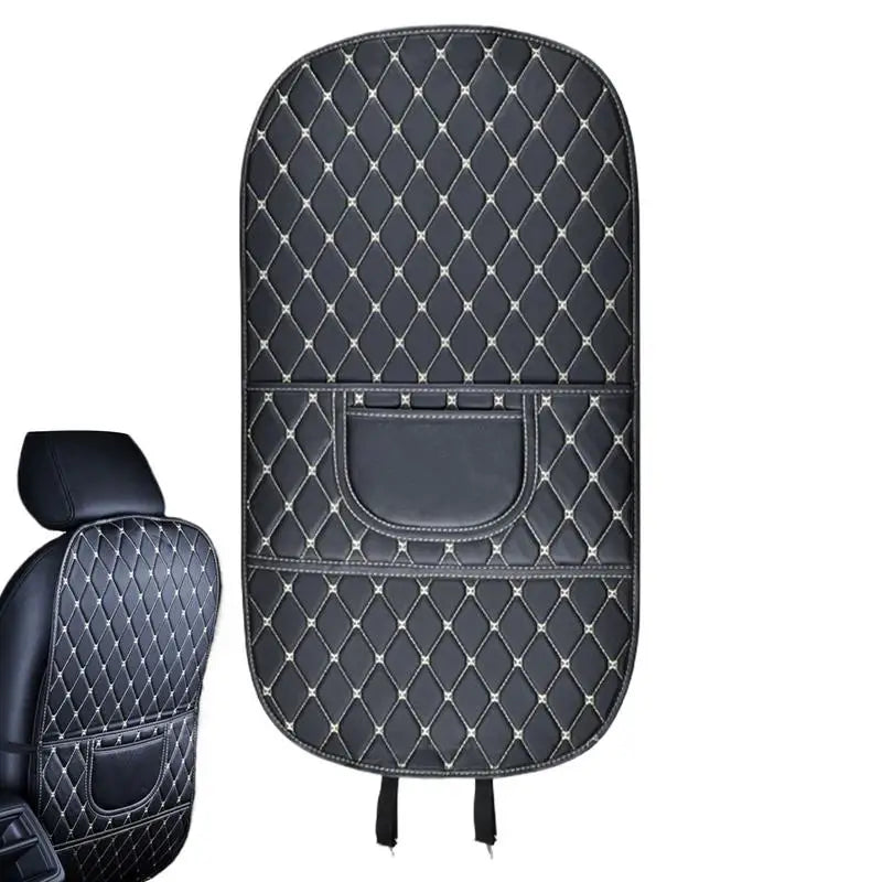 Auto Seat Back Anti Kick Cover Car Backseat Protective Kick Mat Full Coverage Vehicle Accessory Car Anti Kicks Pad With Pocket