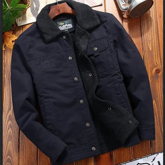Ropa de abrigo: Chaqueta tipo bómber de forro polar, cortavientos para hombre, parkas masculinas gruesas y cálidas, chaquetas militares de invierno para hombre, abrigos con cuello de piel.