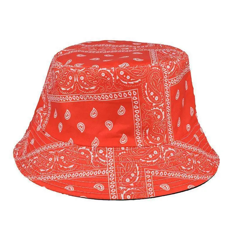 2025 Moda Hombre Sombrero Pescador Verano Nuevo Diseño Cachemira Gorro de Pescador Reversible Sombrero Cuenca para Mujer