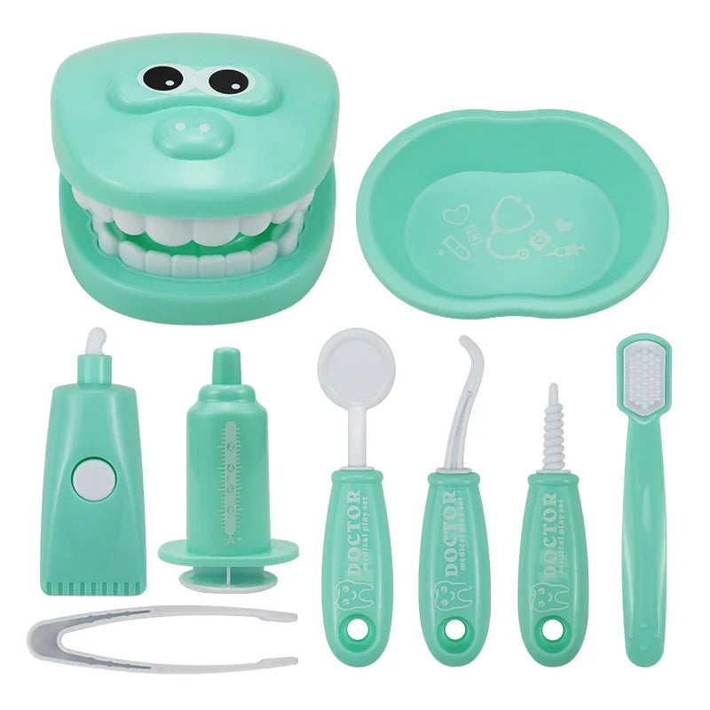Jouets Montessori pour enfants, interaction parent-enfant pour filles et garçons, dentiste, vérification des dents, modèle de médecin, jeu de rôle, jouet d'apprentissage pour bébé et enfant