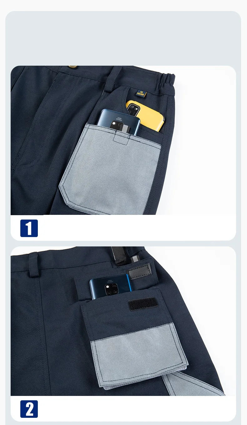 Pantalones de Trabajo para Hombre, Pantalones Cargo de Trabajo para Hombre, Ropa de Trabajo, Pantalones de Senderismo al Aire Libre Multibolsillos, Pantalones con Bolsillos Funcionales