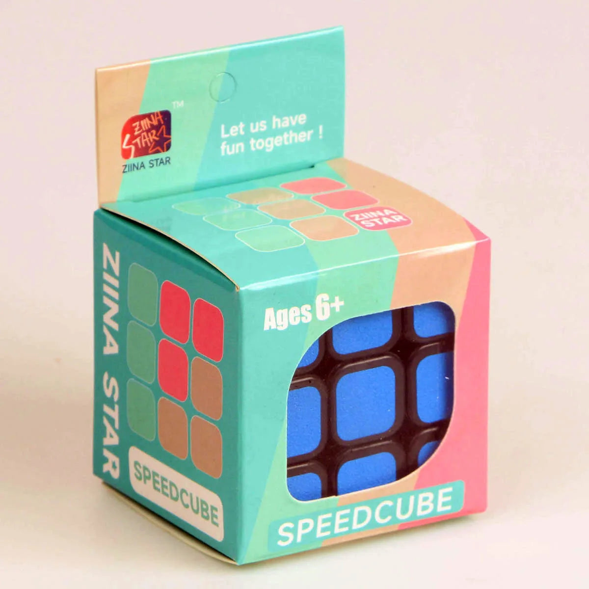 3x3x3 Rompecabezas 3D divertido para aliviar el estrés, mejorar la concentración, juego de velocidad suave profesional, con bloqueo de color, juguete de regalo para niños