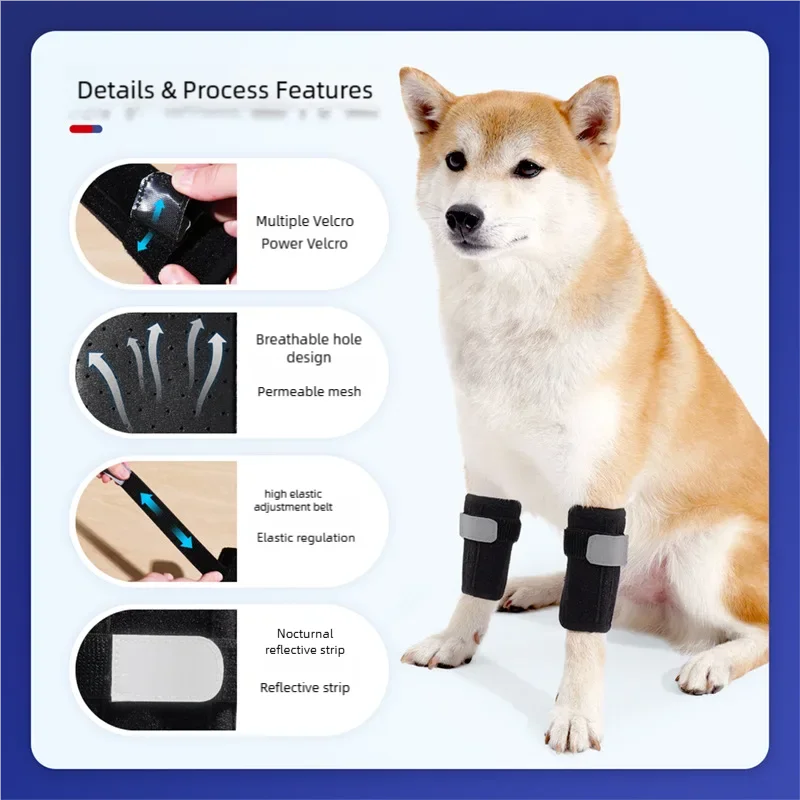 New Dog Leg Covers Joint Injury Protection Cushioning Collision Prevention Elderly Dog Auxiliary Protective Gear Pet Supplies