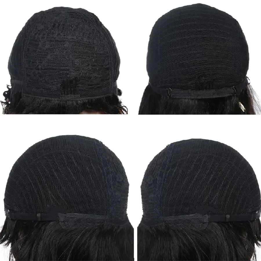 Perruques de cheveux humains 150 % densité, fabrication à la machine, 30 couleurs, coupe courte pixie dégradée, perruques de cheveux humains pour femmes, cadeau perruque coupe pixie perruque pixie 4 pouces