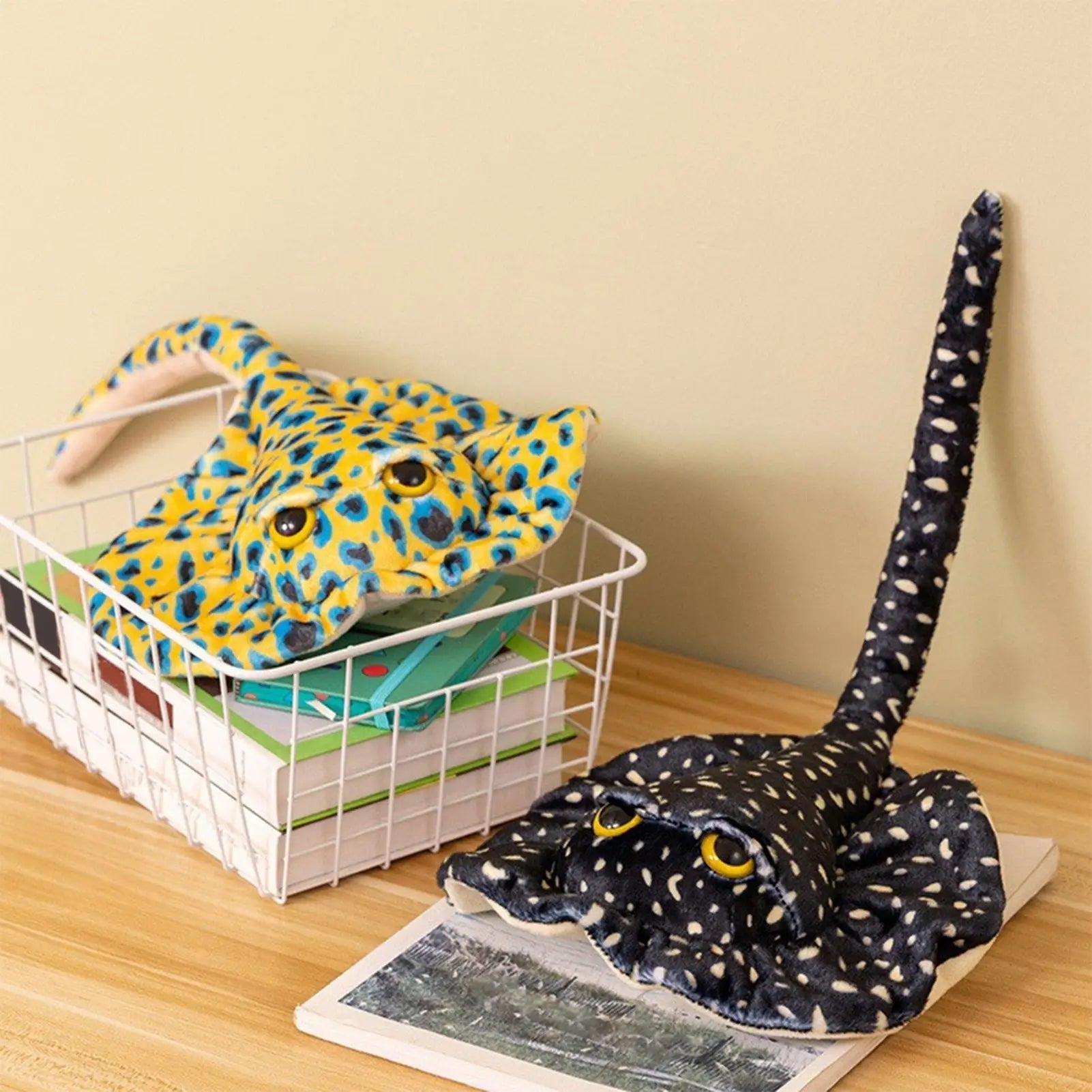 Peluches Stingray, Peluches marines, Peluches, Peluches, Peluches simulées, Raie océanique, Modèle nature sauvage, Peluche douce