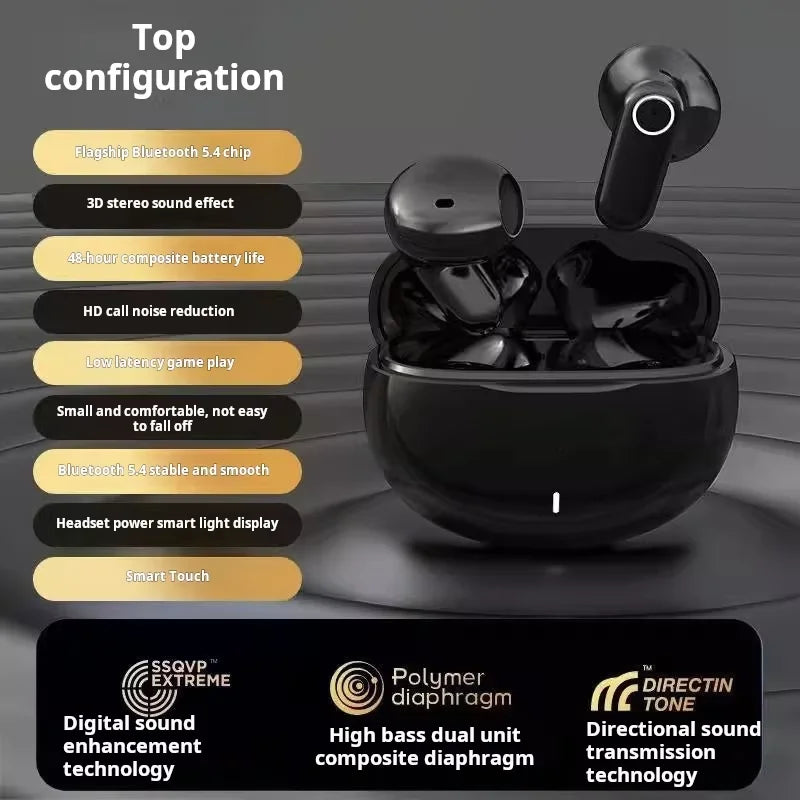 for BLACKVIEW A70 Pro Realme 9 5G Speed TWS Bluetooth Wireless Earphone 5.4 Touch Control Earbuds Stereo Music Sports Headset