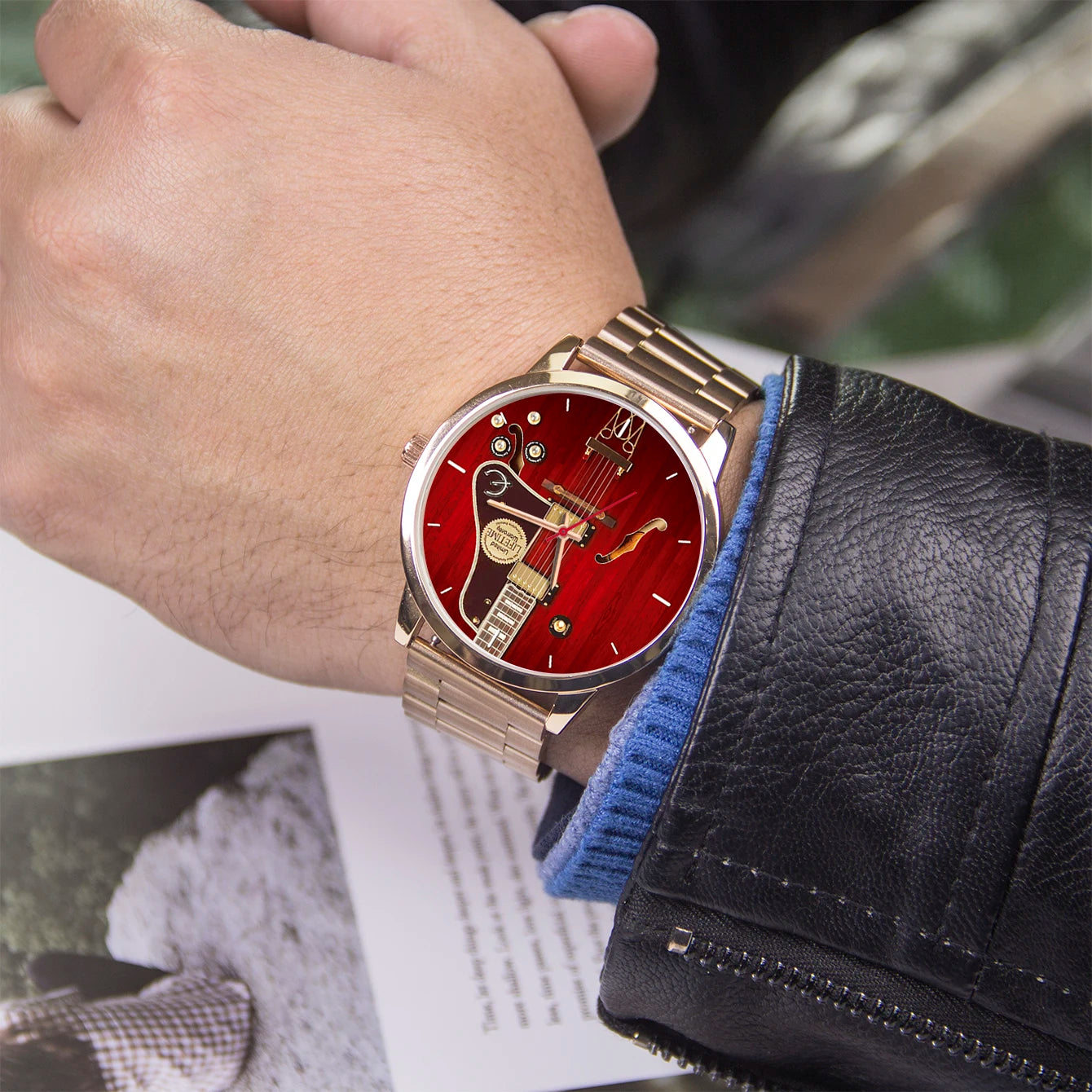 Nombre Wach Photo Reloj electrónico Reloj de pulsera para hombre Esfera de bricolaje original Reloj de mano Elección de hijo amigo Esposo personalizado Sitio oficial Esposa