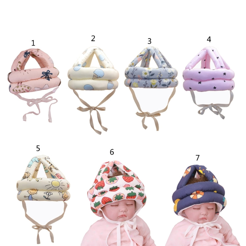 Gorro protector de cabeza para bebés, niñas y niños, para aprender a caminar, talla ajustable, protector de cabeza anticaídas, casco, protectores de cabeza para bebés