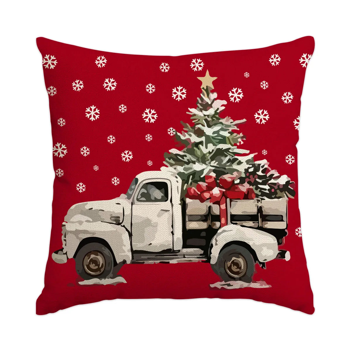 Housse de coussin de Noël à carreaux Buffalo – Confortable, classique et festive
