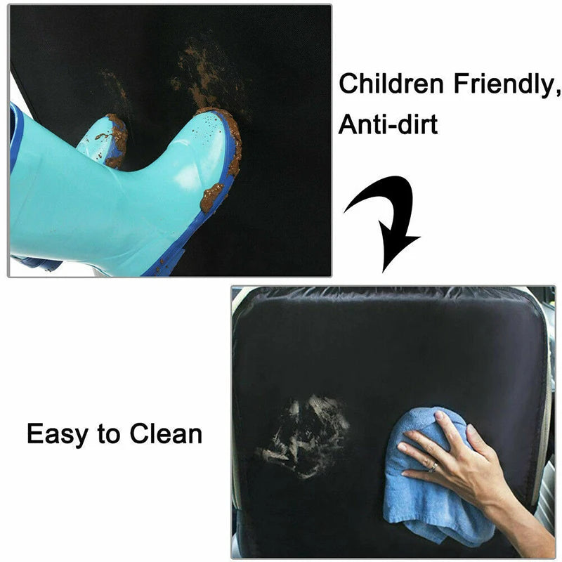 Protector de Respaldo de Asiento de Coche, Almohadilla Antipatadas Limpia, Antihongos para Niños, Calidad Superior