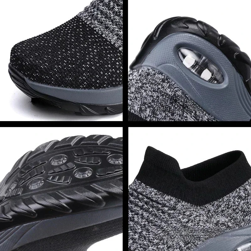 Zapatillas deportivas para mujer, versátiles, ortopédicas, con plataforma, zapatos informales para mujer, antideslizantes y resistentes al desgaste, tenis para mujer