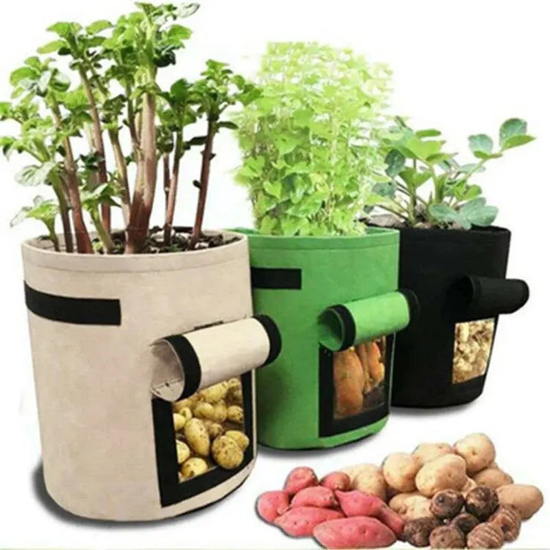 Felt Potato Planting Bag – Large Non-Woven Grow Bucket