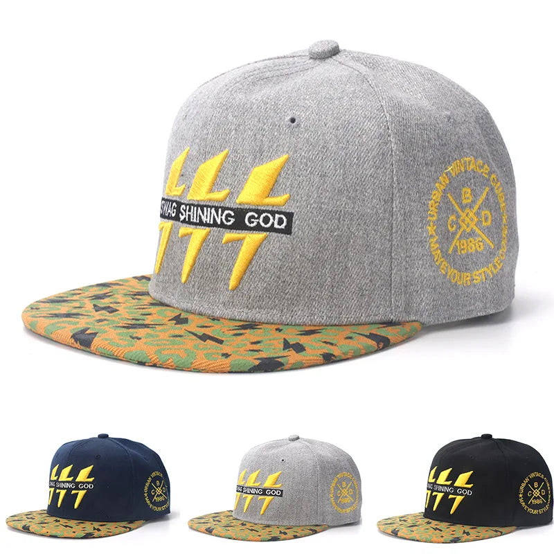 Gorras de béisbol de moda para hombres y mujeres, ajustables con letras bordadas, gorras de hip hop, sombrero para el sol, gorra Snapback Unisex, venta al por mayor