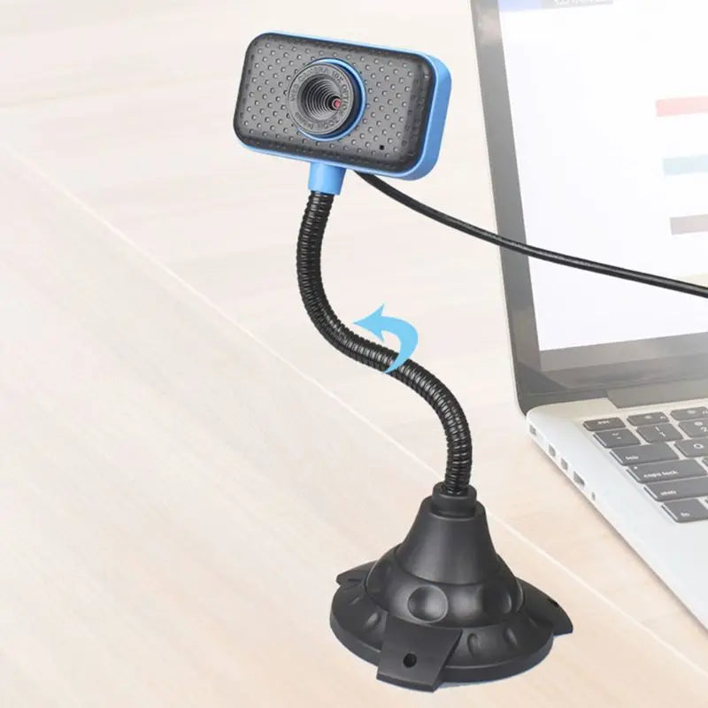 Webcam E9LB avec microphone antibruit pour une utilisation créative et pratique