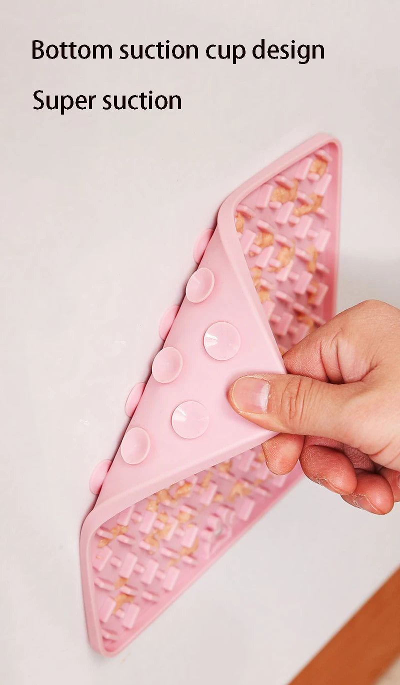 Pet Placemat Silicone Pets Eating Slowly Food Pad Cat Slow Feeding Mat Dog Lick Mats Cats Dogs Feeding Supplies