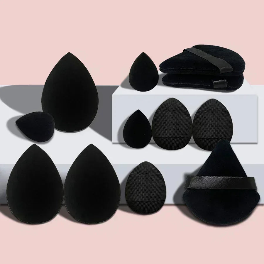 Makeup Sponge Set (12/14 Pcs) β Soft Blenders & Puffs