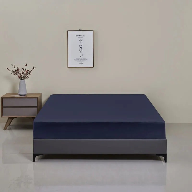 Sikker, vanntett madrassbeskytter, myk og komfortabel, pustende, ensfarget madrasstrekk, maskinvaskbar