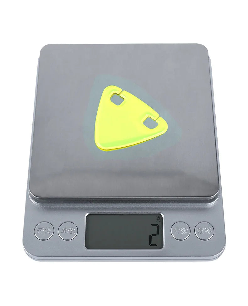 Lys sykkelreflektor bærbar landeveissykkelreflektor ultralett terrengsykkel TPU reflekterende trekantsykkeltilbehør